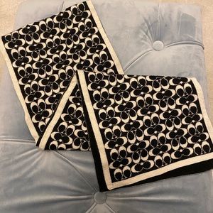 Coach Signature Logo Scarf